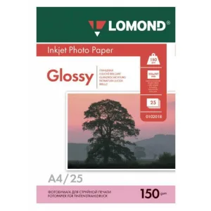 Фотобумага Lomond 0102043 A4/150г/м2/25л./белый глянцевое для струйной печати Lomond