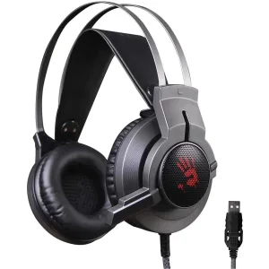Гарнитура Bloody G437 чёрный, проводная, подсветка A4Tech