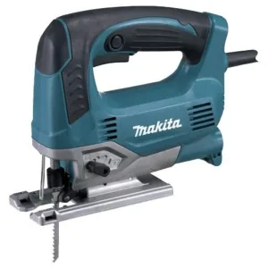 Лобзик электрический Makita JV0600K Лобзик,в\рук, 650Вт,500-3100об\м,ход-23мм,рез-90мм,2.4кг,чем,3маятн+1 Makita
