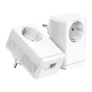 AV1000 Комплект гигабитных адаптеров Powerline с розеткой Mercusys Technologies CO MP500P KIT Mercusys