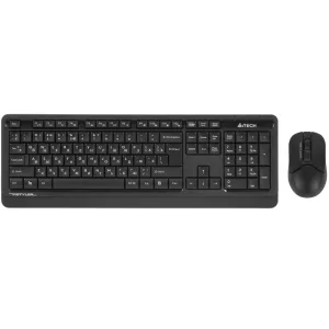 Клавиатура + мышь A4Tech Fstyler FG1012 клав:черный/серый мышь:черный USB беспроводная Multimedia (F A4Tech FG1012 BLACK A4Tech