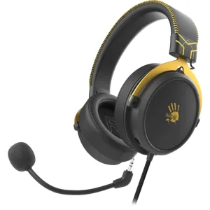 Гарнитура Bloody M590i Sports Lime жёлтый/чёрный, проводная A4Tech