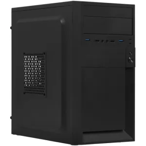 Компьютерный корпус Minitower ExeGate EX291147RUS BAA-105U2-01-AAA450 (mATX, БП AAA450 с вент. 8см, 2*USB+2*USB 3.0, аудио, черный) Exegate