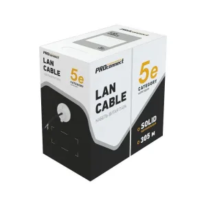 Кабель витая пара PROconnect UTP 4PR 24AWG, cat.5e наружный (OUTDOOR) (бухта 305 м) PROconnect