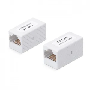 Адаптер проходной RJ45-RJ45 (8P8C) кат.5E неэкранир. WR-CA-8P8C-C5E бел. 505223 WRline
