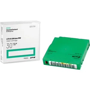 Картриджи Комплект для библиотеки из 20 картриджей данных HPE LTO-8 Ultrium, 30 Тбайт, RW, без нестандартных этикеток, с корпусами (Q2078AN) Hewlett Packard Enterprise