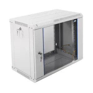 Шкаф телеком. настенный разборный 9U (600х350) дверь стекло (ШРН-Э-9.350) (1 коробка) ЦМО