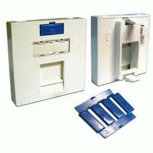 Вставка 45х45 на 1 кейстоун LAN-SIP-23M-WH LANMASTER
