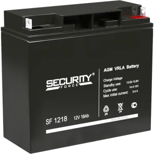 Батарея SECURITY FORCE серия SF Security Force SF 1218 (12V / 2.3Ah) Энергон