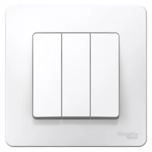 Выключатель 3-кл. СП Blanca 10А IP20 (сх. 1+1+1) 250В бел. SE BLNVS100501 Systeme Electric
