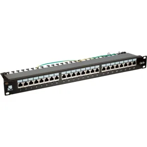 Патч-панель Lanmaster LAN-PPI24S5E 19" 1U 24xRJ45 кат.5e STP LANMASTER