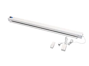 Экран Cinema S'OK SCPSM-332x186FG-ED90 Pro 150'' 16:9 настенно-потолочный, моторизованный, Fiberglass, белый корпус, Extra Drop 90 см Sakura