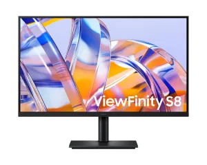 Монитор 31.5" Samsung ViewFinity S8 S80UH VA 3840x2160, 75 Гц, 5 мс, 16:9, 350 кд/м², HDMI, DisplayPort, USB Type-C, HDR, Flicker Free, Low Blue Light, черный Samsung