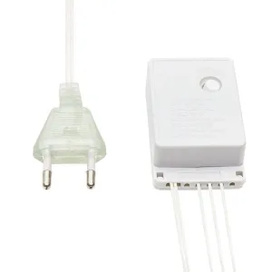 Гирлянда светодиодная "Светодиодный Дождь" 2.5х2м 300LED бел. 16Вт 230В IP20 свечение с динамикой провод прозр. 235-055 NEON-NIGHT