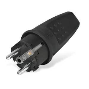 Вилка прямая c заземлением каучук 16А 250В IP44 (602227) UNIVersal UNIVersal