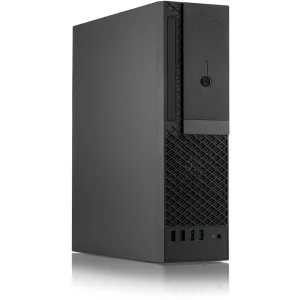 Компьютерный корпус с блоком питания 300Вт. Foxline FL-1001 mATX case, black, w/PSU TFX 300W, w/2xUSB2.0+2xUSB3.0, w/1xcombo audio, w/pwr cord, w/8cm FAN Foxline