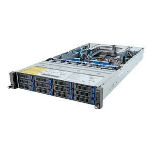 Серверная платформа Gigabyte Server Platform R283-Z91 Rev.3x/2U/2xAMD (9004/9005)/2xHS/24xDIMM/12xLFF SAS/SATA + 2xSFF SAS/SATA + 3xM.2 PCIe Gen3/2xGbE/2xOCP 3.0/6xFHHL/2x1600W/Rails Gigabyte