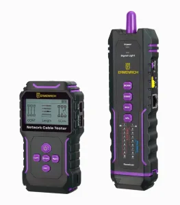 Тестер кабельный Ermenrich NetGeeks NP45 фиолетовый/черный (84554) Ermenrich