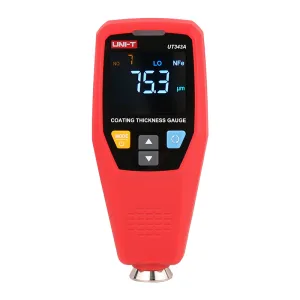 Толщиномер UNI-T UT343A диаметр измеряемой площади 20 мм, min толщина объема 0,5 мм Uni-T