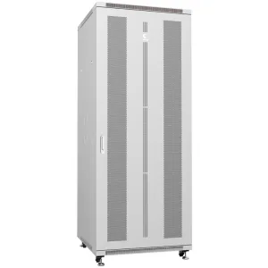 Шкаф монтажный телекоммуникационный Cabeus ND-05C-42U80/100 19" напольный для распределительного и серверного оборудования 42U 800x1000x2055 мм (ШхГхВ) передняя и задняя перфорированные двери Cabeus