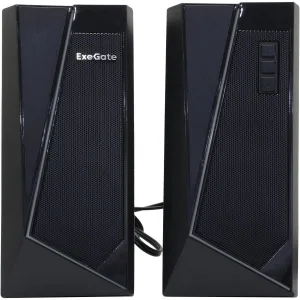 Акустическая система 2.0 ExeGate EX289688RUS Accord 240 (питание USB, 2х3Вт (6Вт RMS), 60-20000Гц, черный, RGb подсветка) Exegate