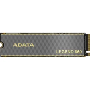 Накопитель SSD ADATA LEGEND 860, 500Gb, PCIe 4.0 x4, M.2 2280, NVMe, R/W 5000/3000, с радиатором ADATA