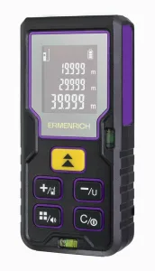 Рулетка лазерная Reel PLUS GD40 фиолет. Ermenrich 84643 Ermenrich
