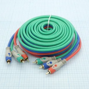 Шнур 3RCA - 3RCA  (AV628)G 5м. SUOER