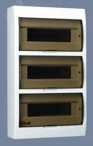 Корпус навесной ЩРН-П-36 36мод. IP41 пластик. 31014DEK DEKraft