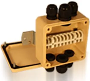 Коробка клеммная КСП-10 У2 10 клемм IP65 (с 6 каб. вводами) Электротехник ET013221 Электротехник