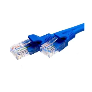 Патч-корд Suprlan 10-0147 UTP RJ-45 вил.-вилка RJ-45 cat.5e 1м синий LSZH 24AWG SUPRLAN