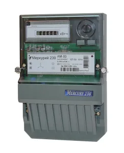 Счетчик "Меркурий" 230 AM-03 3ф 5-7.5А 0.5s класс точн. 1 тариф. имп. вых. мех. винт Инкотекс 32429 Инкотекс