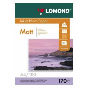 Фотобумага Lomond 0102006 A4/170г/м2/100л./белый матовое/матовое для струйной печати Lomond
