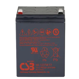 АКБ CSB Аккумуляторная батарея для ИБП (12V/7.5Ah) HR1227W F2 CSB CSB
