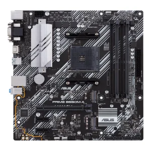 Материнская плата ASUS PRIME B550M-A/CSM, AM4, AMD B550, 4xDDR4, 4xSATA, 2xM.2, 1xPCIe 4.0 x16, 1xPCIe 3.0 x16, 2xPCIe 3.0 x1, 1xVGA, 1xDVI, 1xHDMI, 1x1Gb LAN, 2xUSB-A 10Gbps, 4xUSB-A 5Gbps, 3x3.5 мм, 7.1, mATX ASUS