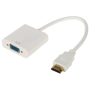 Переходник штекер HDMI - гнездо VGA, провод + шнур стерео 3,5мм с питанием 17-6934 Rexant