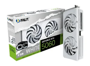 Видеокарта Palit PCIE16 RTX 5060 8Gb PA-RTX 5060 WHITE OC 8Gb белый Palit