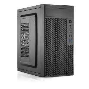 Компьютерный корпус с блоком питания Foxline 450Вт./Case Forza mATX, 450W, 2xUSB 2.0+2xUSB 3.0, Black, w/o FAN, 8 см fan PSU, power cord Foxline
