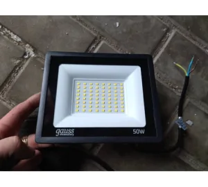 Прожектор светодиодный Gauss Elementary 20W 1745lm 4000К 200-240V IP65 черный LED Gauss