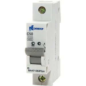 ВА47-063Про, 1P, 25A, Icu-4,5kA, х-ка В 7000008 КОНТАКТОР(группа Legrand)