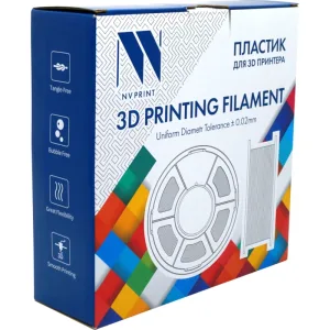 -/ Филамент NV PRINT PETG Черный для 3D печати диаметр 1.75мм  масса 1 кг (эконом. упаковка) NV Print NV-3D-PETG-BLACK-eco NVPrint