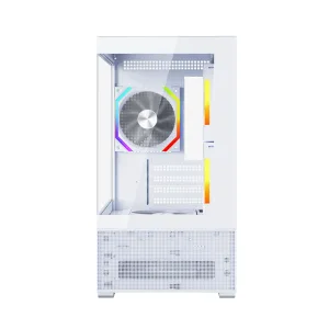 корпус 1STPLAYER CV6 ARGB White / mATX / 3x120mm ARGB & 2x120mm fans / CV6-WH-2FAR-W-2FH7R-W-1FH7-W 1STPLAYER