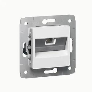 Роз RJ11 - 1 вход, белая 695950 Legrand