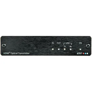 Передатчик и приемник сигнала HDMI по волоконно-оптическому кабелю для модулей SFP. Для работы требуются модули OSP-MM1 или OSP-SM10. Модули  OSP-MM1 поставляются в комплекте; поддержка 4К60 4:4:4 [50-00016090] Kramer 675R/T KRAMER