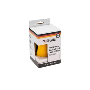 Коронка алмазная по бетону 68мм KR-90-0163 Kranz