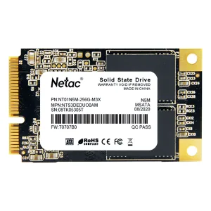 Накопитель SSD Netac N5M, 256Gb, mSATA, R/W 560/520 NETAC