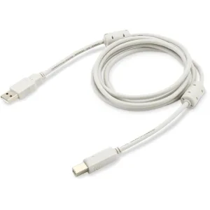 Кабель BuroКабель USB2.0 USB2.0-AM/BM-1.8M-MG A(m)/B(m) (1.8м) феррит.кольца(USB2.0-AM/BM-1.8M-MG) BURO