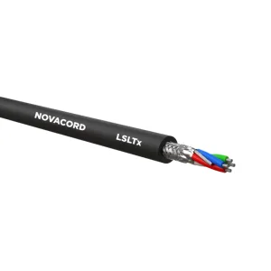 Кабель для цифровых аудио сигналов AES/EBU и сигналов управления DMX512 Novacord DMX LIGHT CONTROL PAT.512 LSLTx Novacord