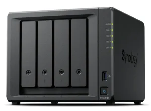Сетевое хранилище Synology DiskStation DS925+ черный (AMD Ryzen V1500B/4Gb/4 pcs (3.5" or 2.5" SATA or SSD)/1xM.2 2280 NVMe SSD/RAID/1x4Gb/no WIFI) (DS Synology