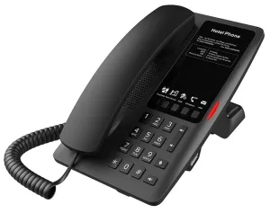 Гостиничный IP-телефон Fanvil H4W WIFI Hotel Phone 2 SIP Lines 1 USB Port for phone charging 5 Soft keys prograммable service hotline 2.4GHz&5GHz,Wi-Fi 6 PoE HD Voice PSU FANVIL